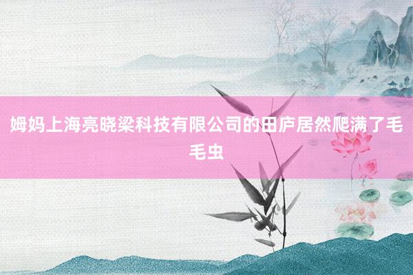 姆妈上海亮晓梁科技有限公司的田庐居然爬满了毛毛虫